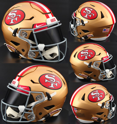 SAN FRANCISCO 49ers NFL Riddell SPEEDFLEX Authentic Gameday Football Helmet