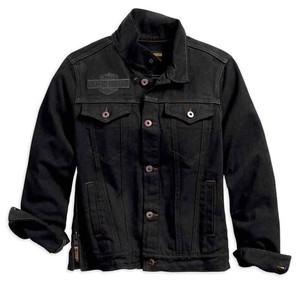 black denim jacket ebay
