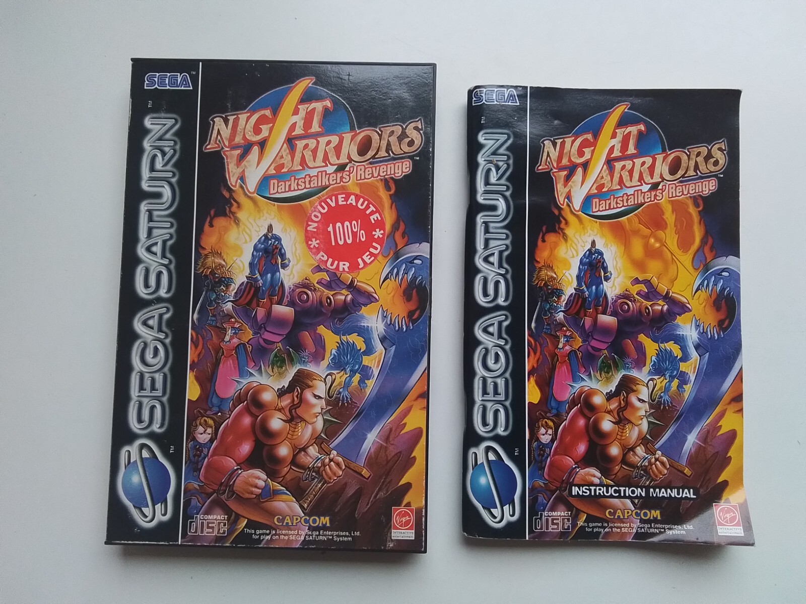 Night Warriors darkstalkers’ Revenge Complet sur SEGA Saturn !!!!
