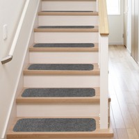 13 Stair Treads | Non Slip Carpet Pads | Easy Tape Installation & Rubber Back... on sale 13 Stair Treads | Non Slip Carpet Pads | Easy Tape Installation & Rubber Back... on sale