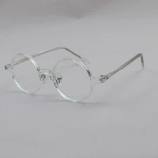 Round Reading Glasses TR Eyeglasses Frames Lightweight Nerd Retro Men Women