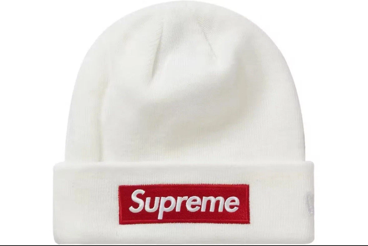 #564   OS   Bonnet Supreme New Era « Blanc Rouge »
