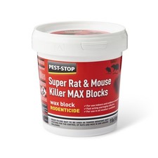 Image of Pest Stop Super Rat & Mouse Killer MAX Wax Blocks Effective Bait for Mice and