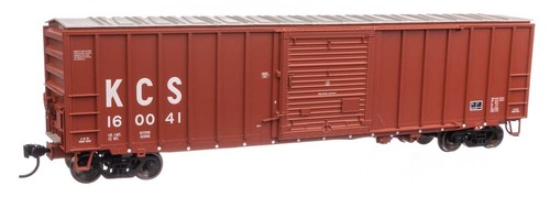 Walthers 1881 Mainline 50' Exterior-Post Boxcar "Kansas City Southern" #160041 | Condition: Neu