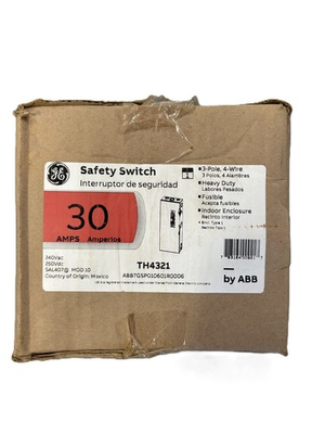 #ad New GE TH4321 Fusible Safety Disconnect Switch 30A 3 Pole 240VAC $39.99