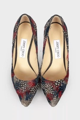 Women Jimmy Choo Heels Multicolor Suede 37 - Bild 1 von 4