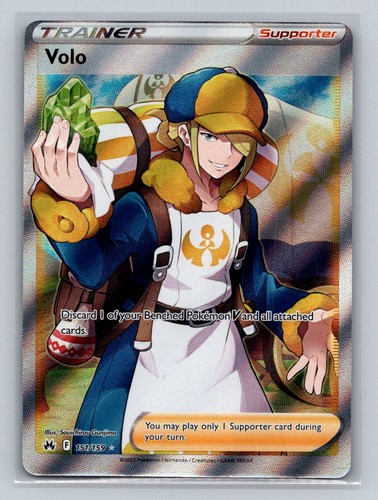 Volo 151/159 Ultra Rare Crown Zenith Pokemon Holo Near Mint
