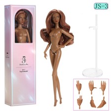 Brown Curly Hair Tan Skin 32cm Fashion 12" 1/6 BJD Doll Supermodel Princess Doll