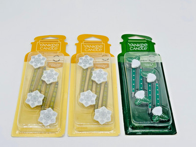 Yankee Candle Limited Edition Vent Sticks Christmas Cookie & Balsam & Cedar