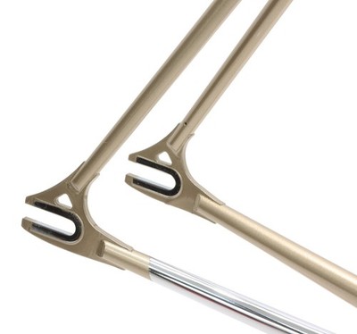 Gan Well Pro Track Fixed Gear Frameset NJS Gold 57cm 55cm TT New