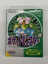 Pokemon Green Pocket Monsters Midori Game Boy DMG-P-APBJ w/ Manual Map B2800