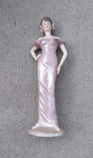 The Valentino Collection Figurine Vintage Lady in Pink Dress