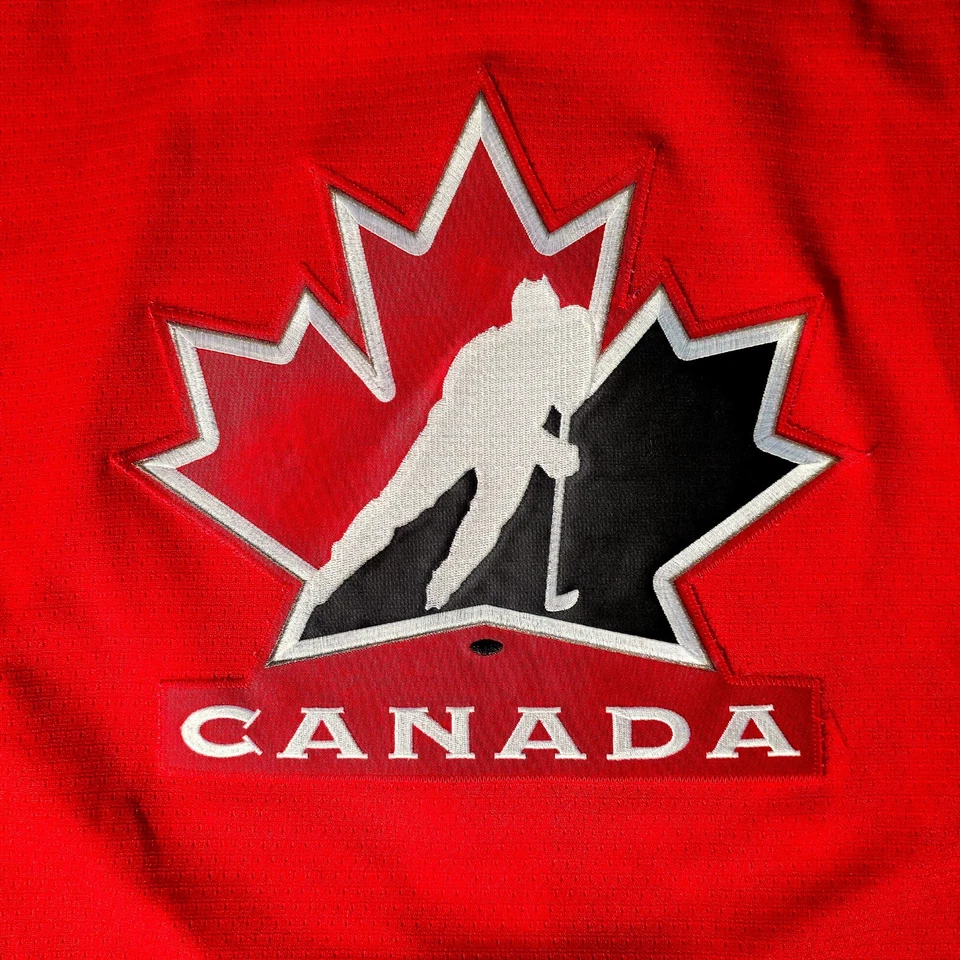 Camiseta EQUIPO CANADA Jarome Iginla On-Ice Auténtica 2002 Juegos Olímpicos IIHF Talla 52 Nueva Foto 4 de 4