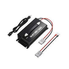 Lithium Battery Charger 14.6V 40A for 12V LiFePO4 Mountable Fast Charge