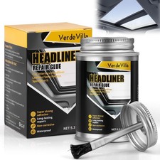 Headliner Repair Glue, Car Headliner Adhesive with Brush, Car Roof Liner Fabr...