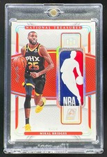 2022-23 National Treasures Colossal Materials Logoman Mikal Bridges 1/1