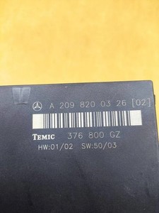 MERCEDES-BENZ CLK C209 Komfortsteuergerät A2098200326 2.70 Diesel 2003 33157913