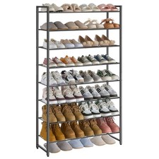 Shoe Rack for Closet, Metal Shoe Organizer, 8 Tier Garage Shoe Rack... Fast Ship