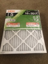 16 x 20 x 1 Standard Pleated Air Filter FPR 5, 3-Pack, Air Filters Replacement