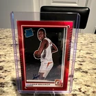 Panini 2025-26 Donruss Khaman Maluach Rated Rookie Auto #4 02/49 RED