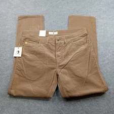 Duck Head Pants Mens 36x32 Buckskin Deerskin Corduroy Straight Stretch 5 Pocket