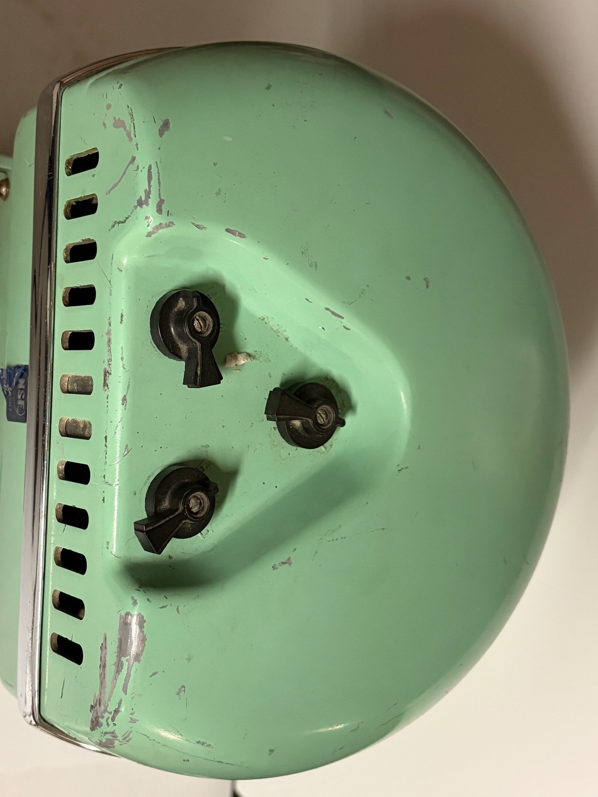 Vintage Hamilton Beach Jadeite Triple 3 Head Milkshake Malt Maker Machine #940