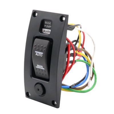 Marine Boat Bilge Pump Switch Panel LED-Hintergrundbeleuchtung Für Alarm