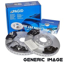 FOR BMW X1 xDRIVE 23D U11 PAGID FRONT BRAKE DISCS 335MM + PADS SENSOR NEW
