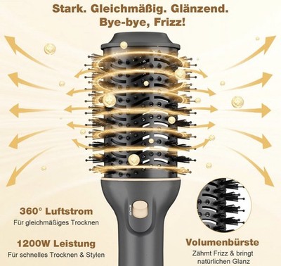 MCURO 4 in 1 Haartrockner Bürste Multifunktionale Haartrockner Bürste