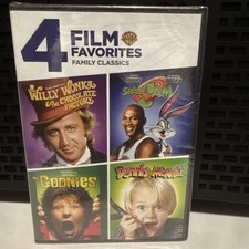 🌰 Willy Wonka/Space Jam/The Goonies/Dennis the Menace (DvD