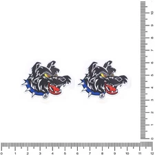 2 x Rick Johnson Mad Dog Stickers - Honda HRC Yamaha VMX Supercross 311