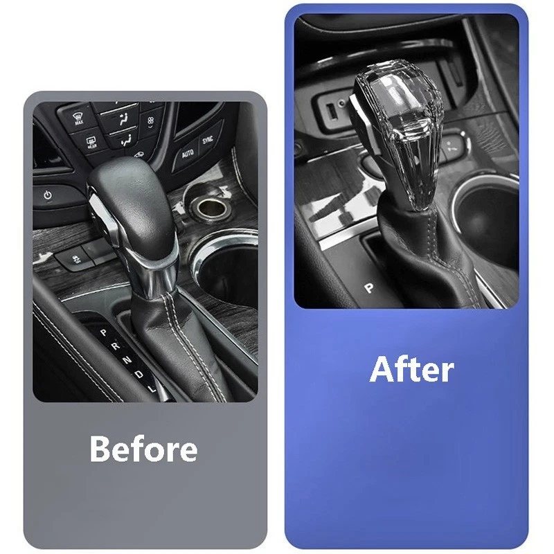 Cubierta de perilla de cambio de marchas automática de cristal para Chevrolet Malibu Equinox Trailblazer Foto 3 de 4