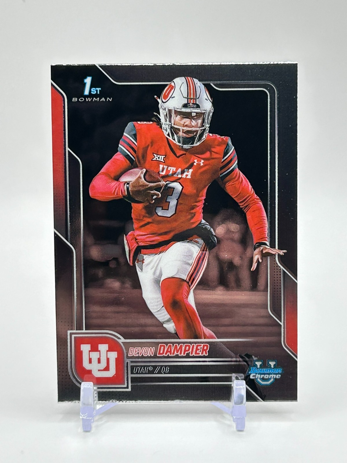 2025 Bowman U Chrome Devon Dampier 1st #3 Utah Utes