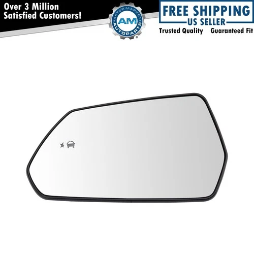 Left Mirror Glass Driver Side GM1324225 For 2016-2019 Chevrolet Camaro