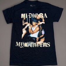 NWOT Unisex Young Kingz Myke Towers Black Graphic Tee Shirt - Small