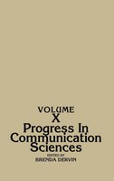 Brenda Dervin | Progress In Communication Sciences, Volume 10 | Buch | Englisch