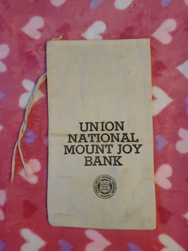 Union National Mount Joy Bank Bag