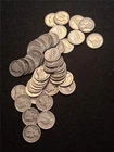 Picker's Bag of Mixed Date $5 FV 90% Silver Mercury Dimes CIRC          #MF-2276