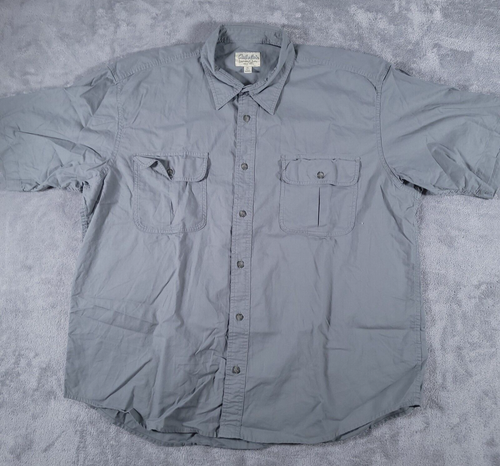 Cabelas Chemise Homme Grand Bleu Tropical Ventilé Pêche