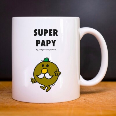 Tasse Tasse Keramik weiß Super Opa