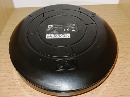 OK OPC 310-B LETTORE CD MP3 DISCMAN PORTATILE BASS BOOST DISPLAY LCD ANTI-SKIP - Foto 3 di 3