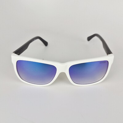 Guess Sunglasses Unisex Men's GU6838-5721X Mirrored White Frames Authentic  New