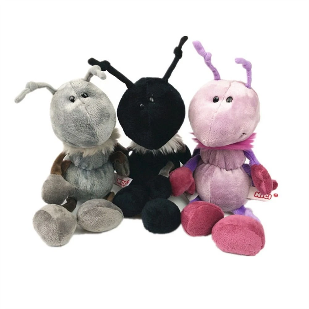 Plush Doll Ant Plush Toys with Scarf Ant Peluche Doll Kids Toy