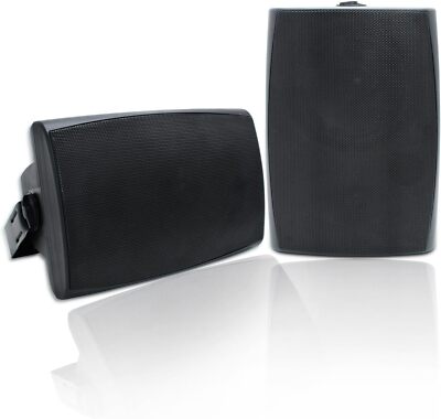 Herdio 6,5'' 400W Passiv Außenlautsprecher Wasserdicht Wandmontage Bass Audio