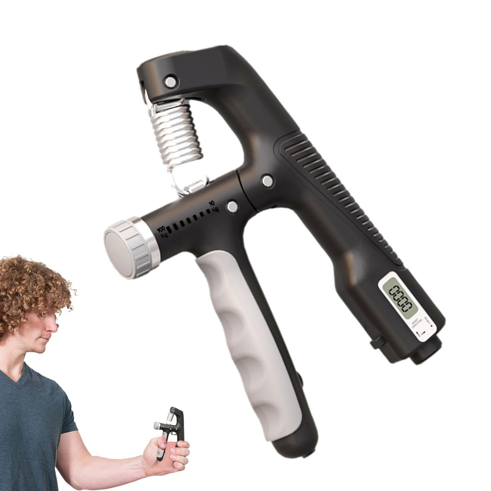 Grip Trainer Handgrip Strength Trainer with Counter Adjustable Hand Grip