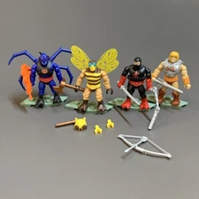 NEW 4 MEGA Construx ETERNIA BATTLEGROUND MOTU Ninjor BUZZ-OFF WEBSTOR FIGURES