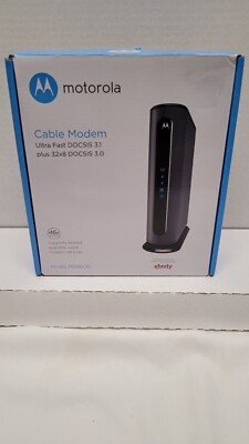 Motorola MB8600 Ultra Fast DOCSIS 3.1 Cable Modem Xfinity Plus 32x8 DOCSIS 3.0