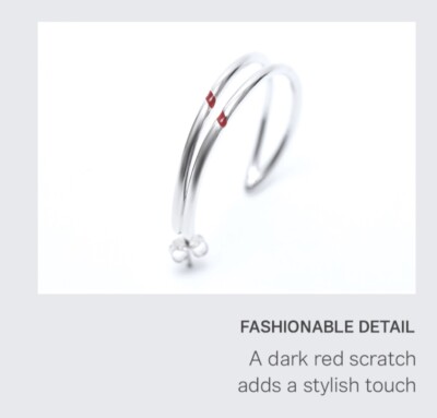 SEALED] BTS Jimin Red Carving Earrings Artist Made Collection Full