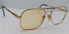 Vintage Luxottica Carlos Gold Pilot Metal Sunglasses Italy FRAMES ONLY