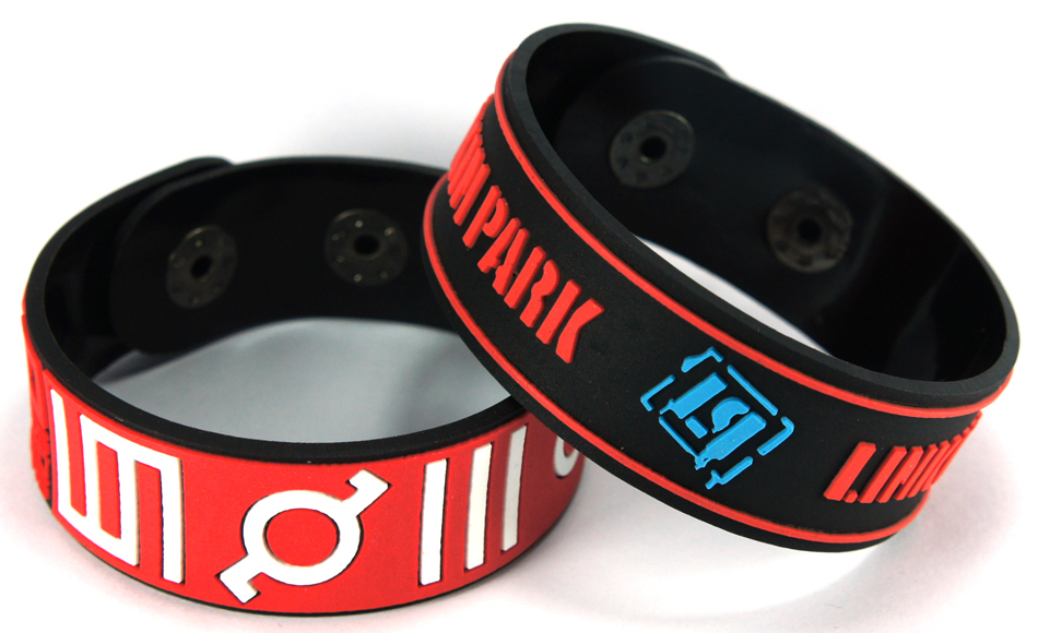 30 SECONDS TO MARS LINKIN PARK NEW! 2pcs(2x) Rubber Bracelet